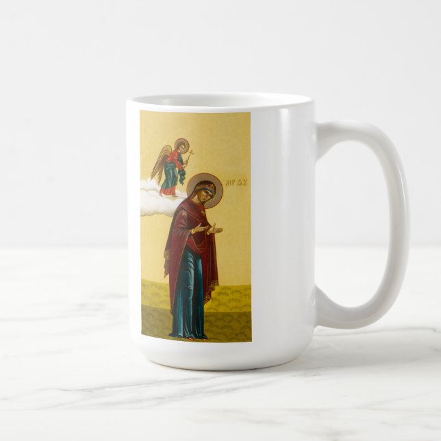 Taza De Café Icono ruso de la Virgen María (Derecha)