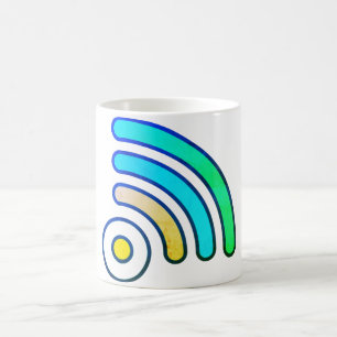 Taza De Café Icono WiFi Café Mug