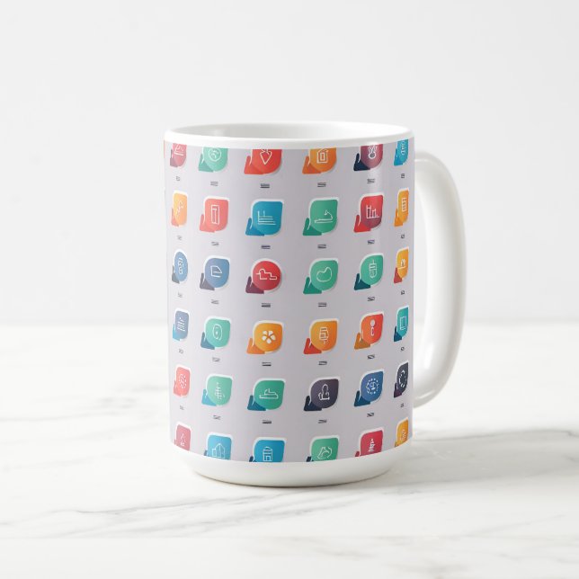 Taza De Café Iconos (Anverso derecho)