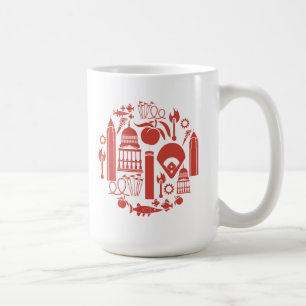 Taza De Café Iconos de Atlanta Georgia