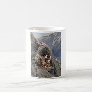 Taza De Café Iconos de los nativos americanos: Guerreros Apache