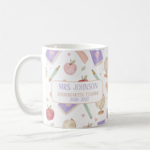 Taza De Café Iconos de maestro pastel personalizados de la escu