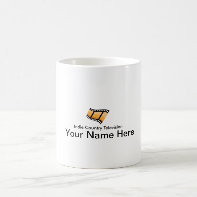 Taza De Café ICTV Mug tu nombre aquí (Centro)