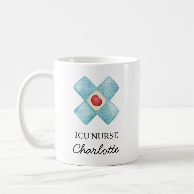 Taza De Café ICU Nurse Coffee Mug (Izquierda)