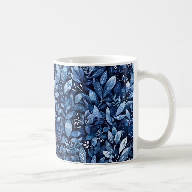 Taza De Café Icy Winter Pattern Coffee Mug (Derecha)