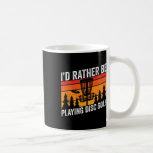 Taza De Café Id. de golf de disco en lugar de ser diseño de pre