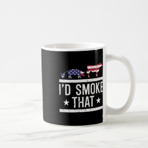 Taza De Café Id Grill Que El Cerdo De Pollo Uu Bandera Barbacoa