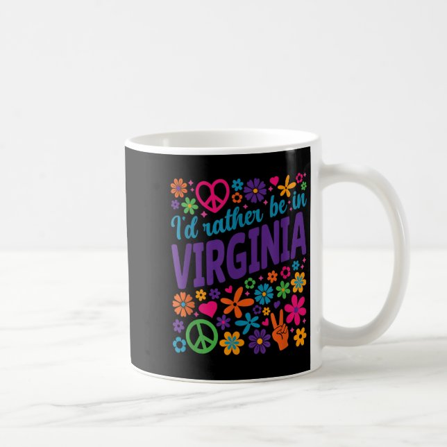 Taza De Café I'd Rather Be In Virginia  (Derecha)