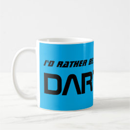 Taza De Café Id Rather Be Playing Darts Cool Dart Player