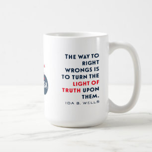 Taza De Café Ida B. Bienvenidos al centenario del voto femenino