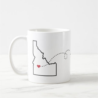 Taza De Café Idaho a Nueva York - Heart2Heart