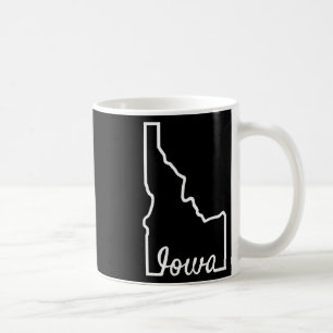 Taza De Café Idaho Iowa Chiste Divertido de Confusión Geográfic