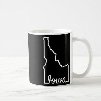 Taza De Café Idaho Iowa Chiste Divertido de Confusión Geográfic