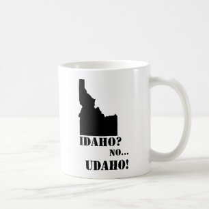 Taza De Café Idaho ningún mapa de Udaho
