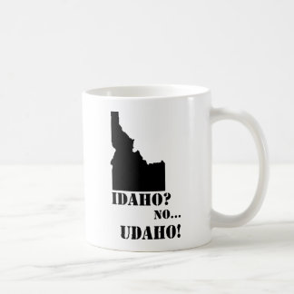 Taza De Café Idaho ningún mapa de Udaho
