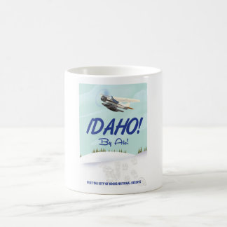 Taza De Café ¡Idaho! Personalizado de poster de viajes de época
