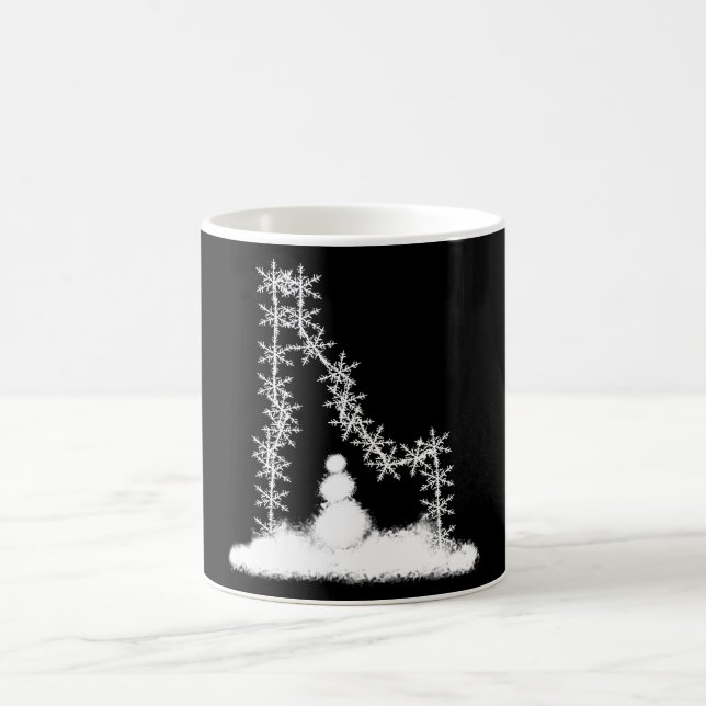 Taza De Café Idaho Snowflake Café Mug (Centro)