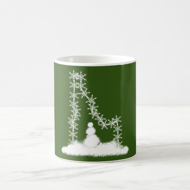 Taza De Café Idaho Snowflake Café Mug (Centro)