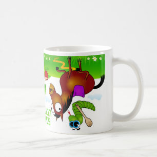 Taza De Café Ide Zmija - i Ju Naopako (Upside Down Snake) v2