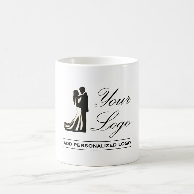 Taza De Café Idea de boda personalizada Agregar su diseño (Centro)