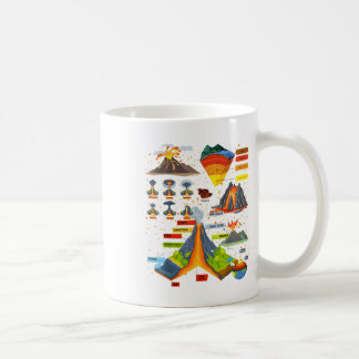 Taza De Café Idea de outfit temático de volcán para niños Geólo