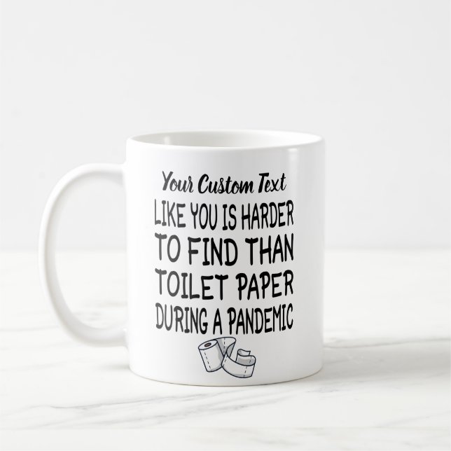 Taza De Café Idea de regalo de cuarentena personalizada y diver (Izquierda)