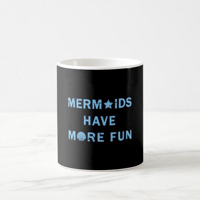 Taza De Café Idea de regalo de cumpleaños divertida para sirena (Centro)