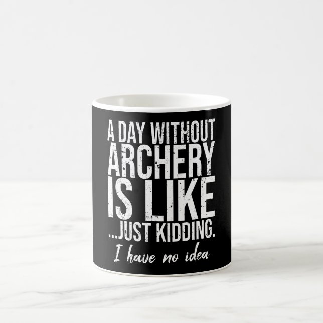 Taza De Café Idea de regalo de deportes de tiro con arco (Centro)