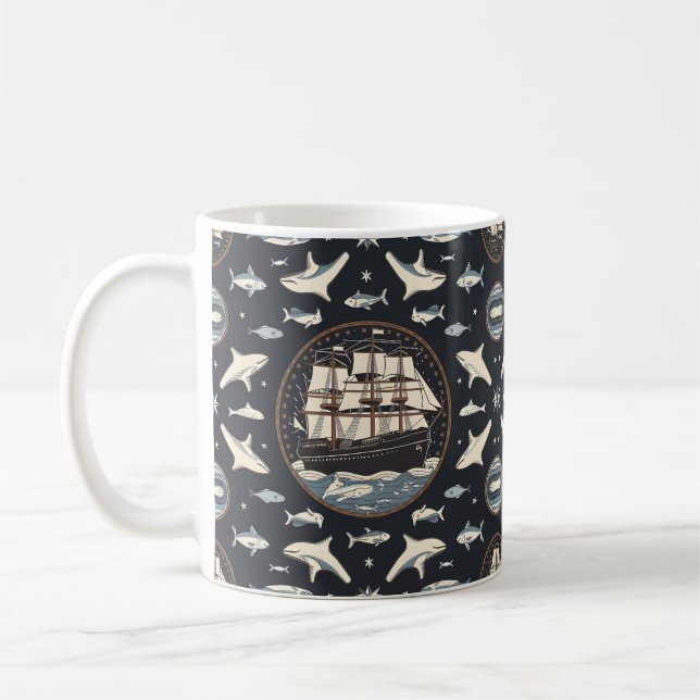 Taza De Café Idea de regalo de Día de Colón (Izquierda)