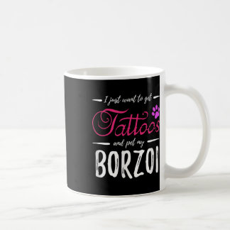 Taza De Café Idea de regalo de madre de perro amante de Borzoi 