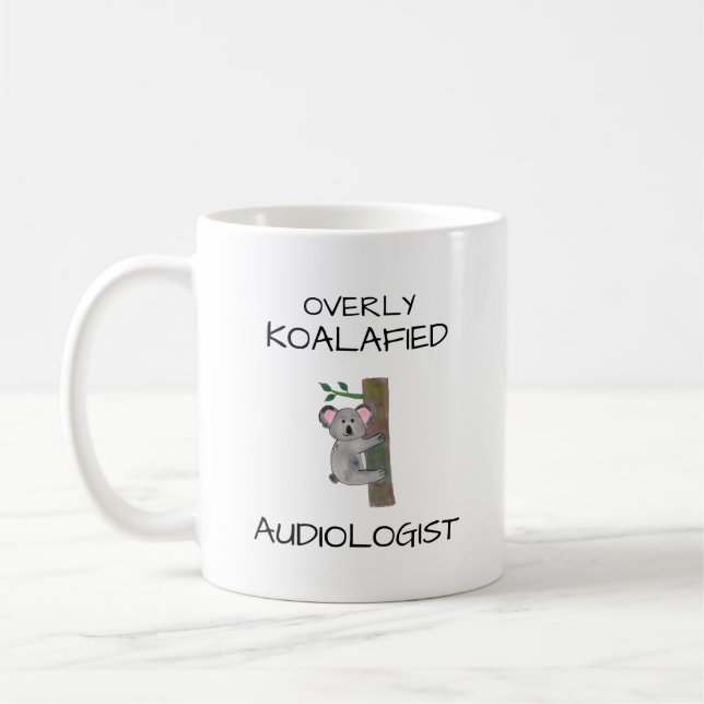 Taza De Café Idea de regalo de Médica audiólogo (Izquierda)