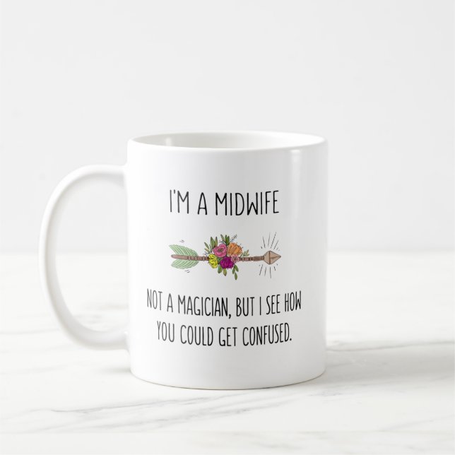 Taza De Café Idea de regalo de partera (Izquierda)