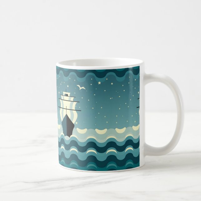 Taza De Café idea de regalo del día de Colón divertido (Derecha)