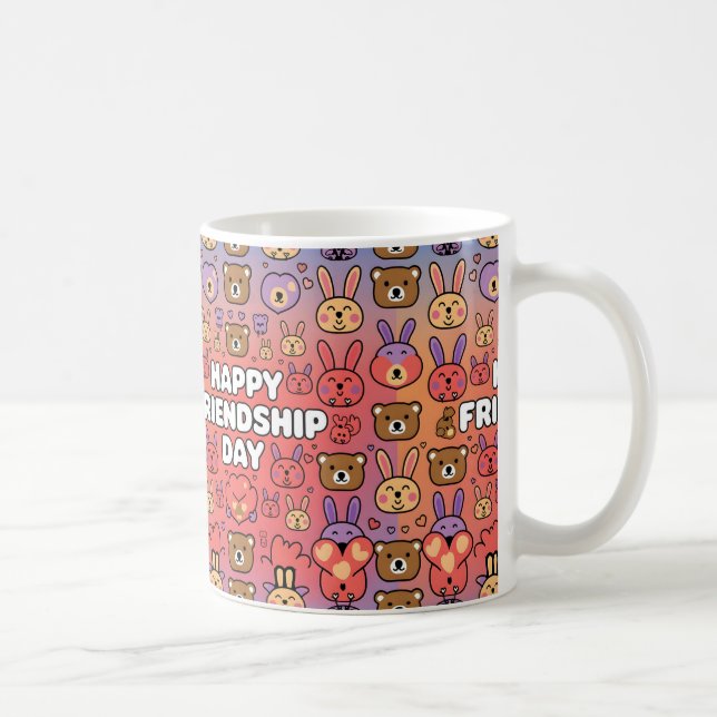 Taza De Café Idea de regalo del Día de la Amistad Feliz (Derecha)