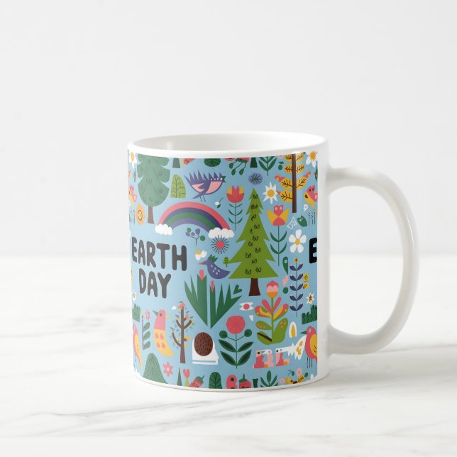 Taza De Café Idea de regalo del Día de la Tierra (Derecha)