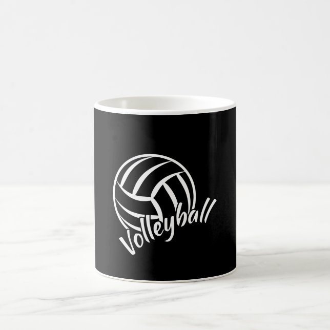 Taza De Café Idea de regalo del equipo de voleibol playa (Centro)