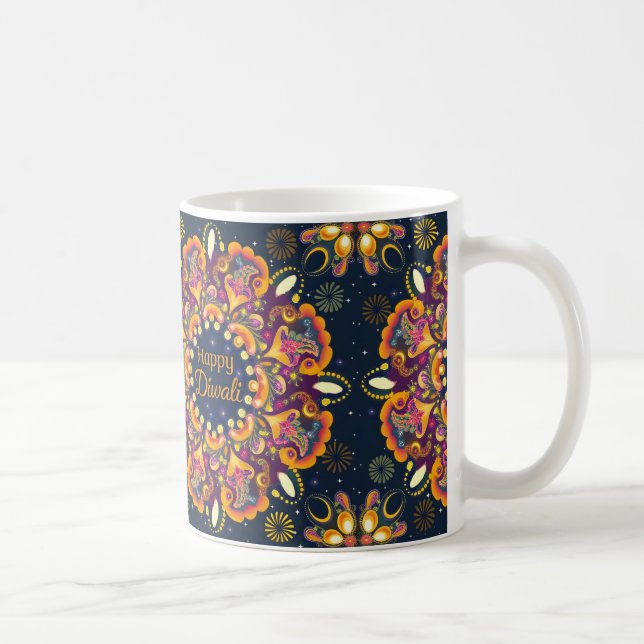 Taza De Café Idea de regalo feliz para Diwali (Derecha)
