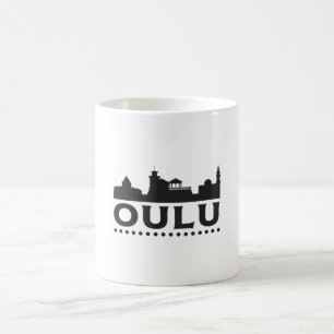 Taza De Café Idea de regalo para el viaje por la ciudad de Oulo