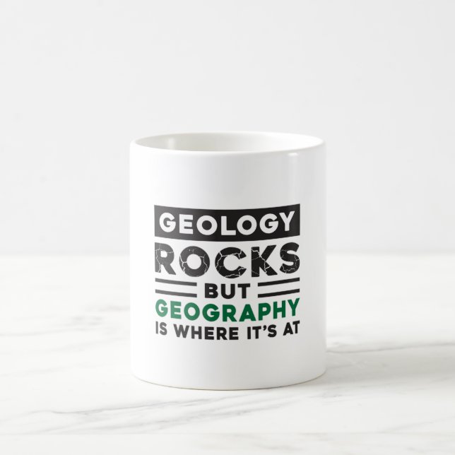Taza De Café Idea de regalo para profesores de geografía divert (Centro)