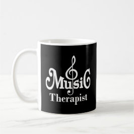 Taza De Café Idea del regalo del terapeuta de la música