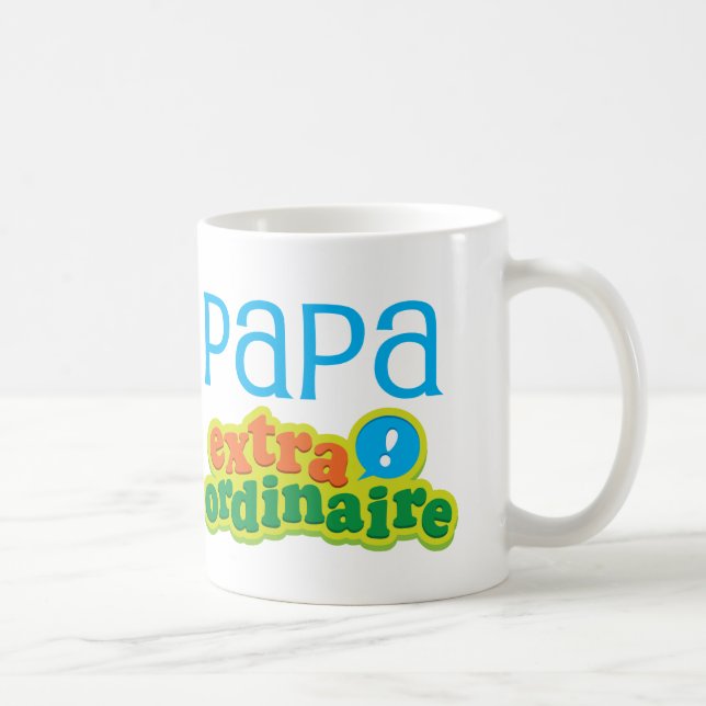 Taza De Café Idea Extraordinaire del regalo de la papá (Derecha)