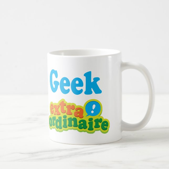 Taza De Café Idea Extraordinaire del regalo del friki (Derecha)