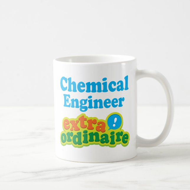Taza De Café Idea Extraordinaire del regalo del ingeniero (Derecha)