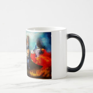 Taza de café ideal del arte del bailarín
