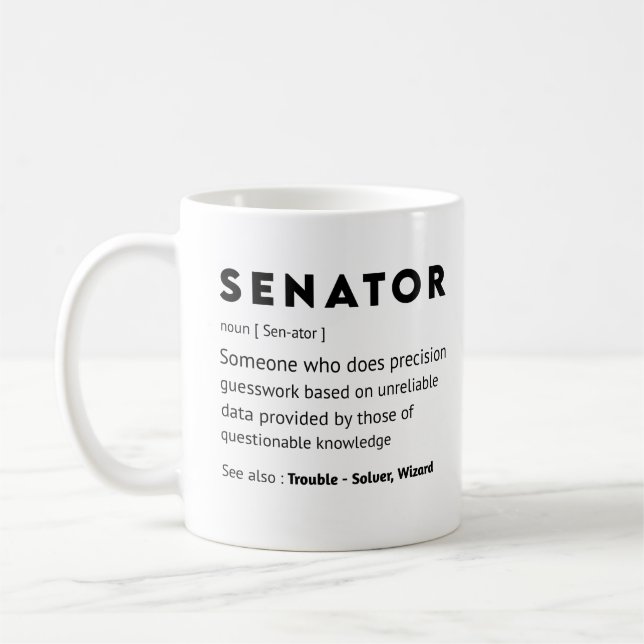 Taza De Café Ideas de regalo de jubilación para legislador  (Izquierda)