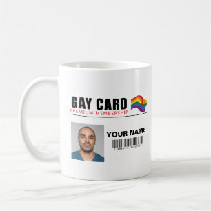 Taza De Café Identidad gay Chiste de regalo divertida homosexua