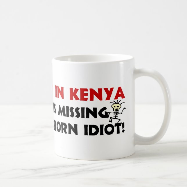 Taza De Café Idiota llevado natural (Derecha)
