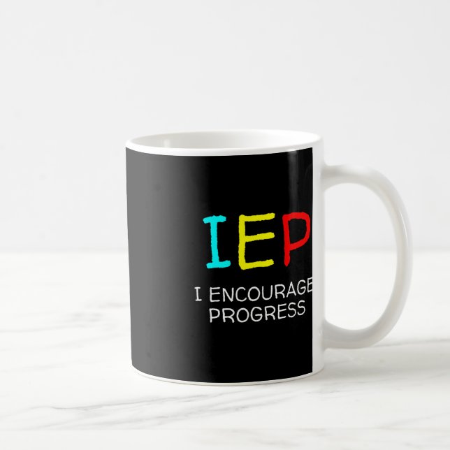 Taza De Café IEP I Fomentar el progreso en la escuela de educac (Derecha)
