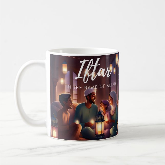 Taza De Café Iftar Family Mug (Izquierda)