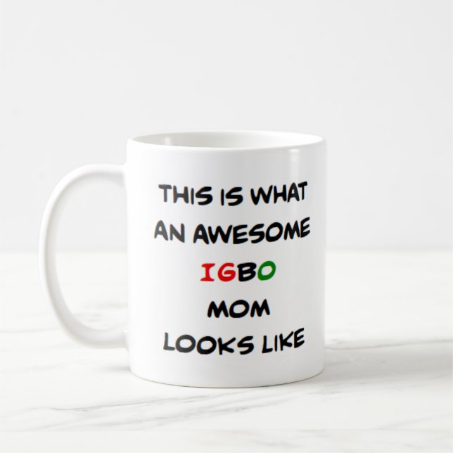 Taza De Café igbo mom, awesome (Izquierda)